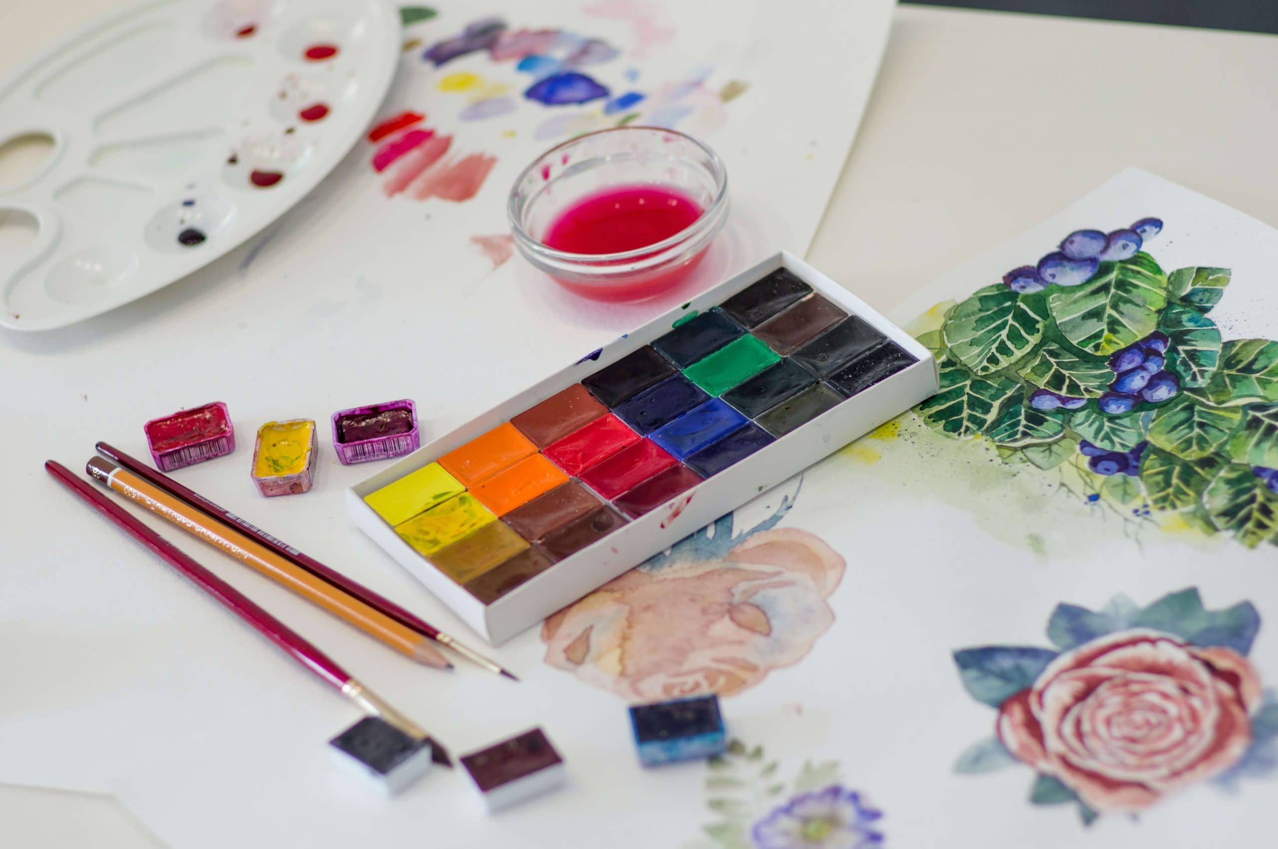 How do you begin your adventure with watercolors?